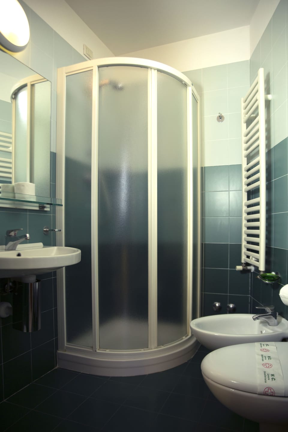 Classic Double or Twin Room, Balcony, Partial Sea View | Bathroom shower