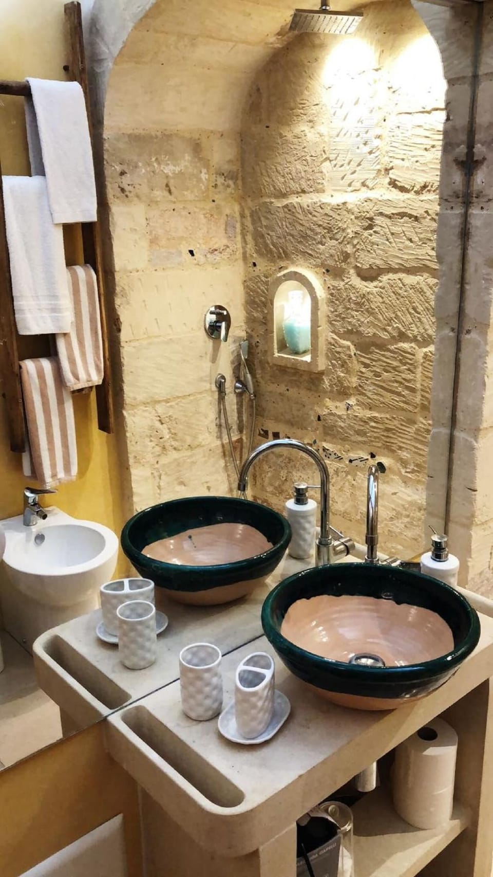 Family Room, 2 Bedrooms | Bathroom | Shower, free toiletries, hair dryer, bathrobes