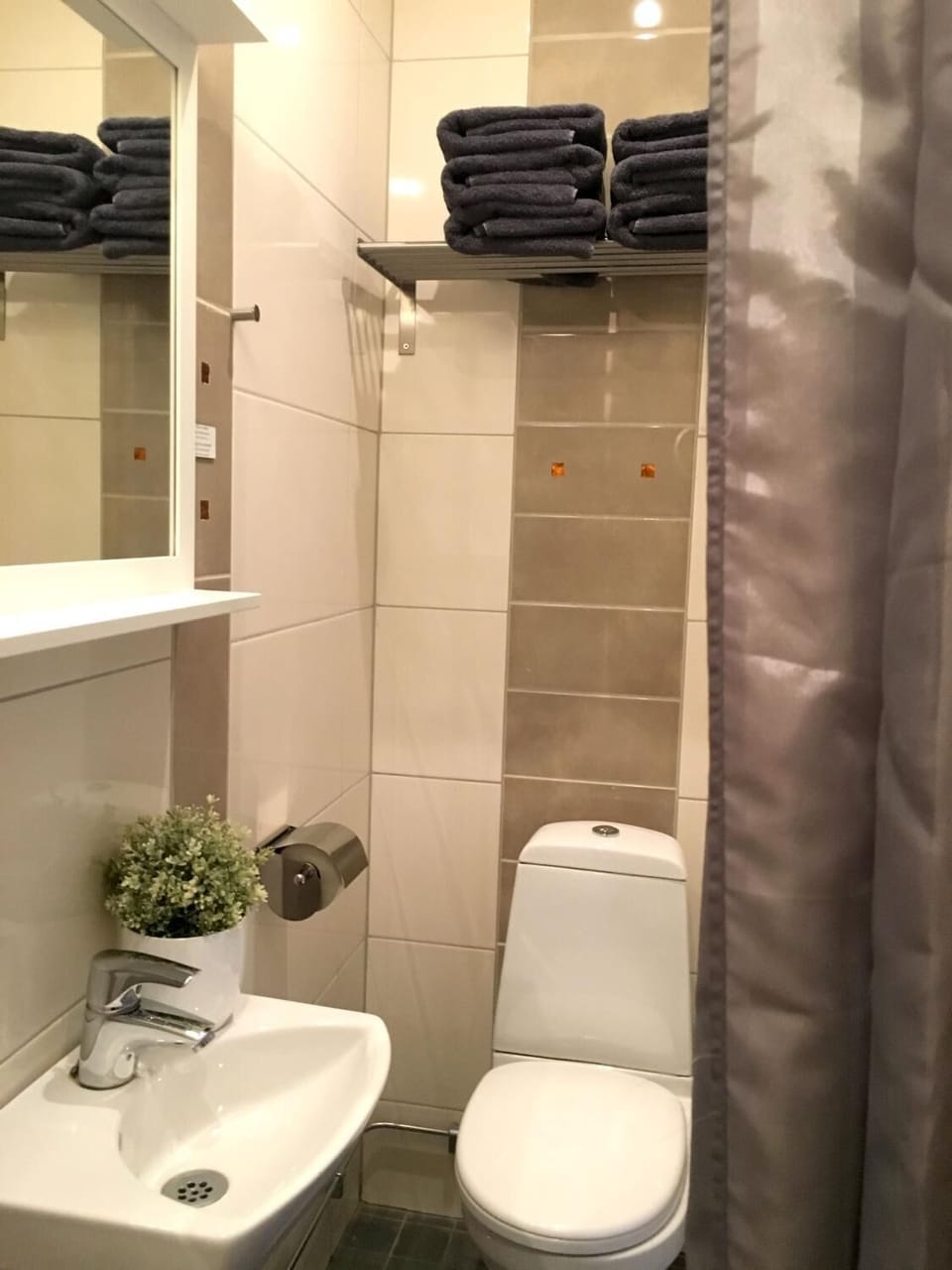 Hair dryer, towels