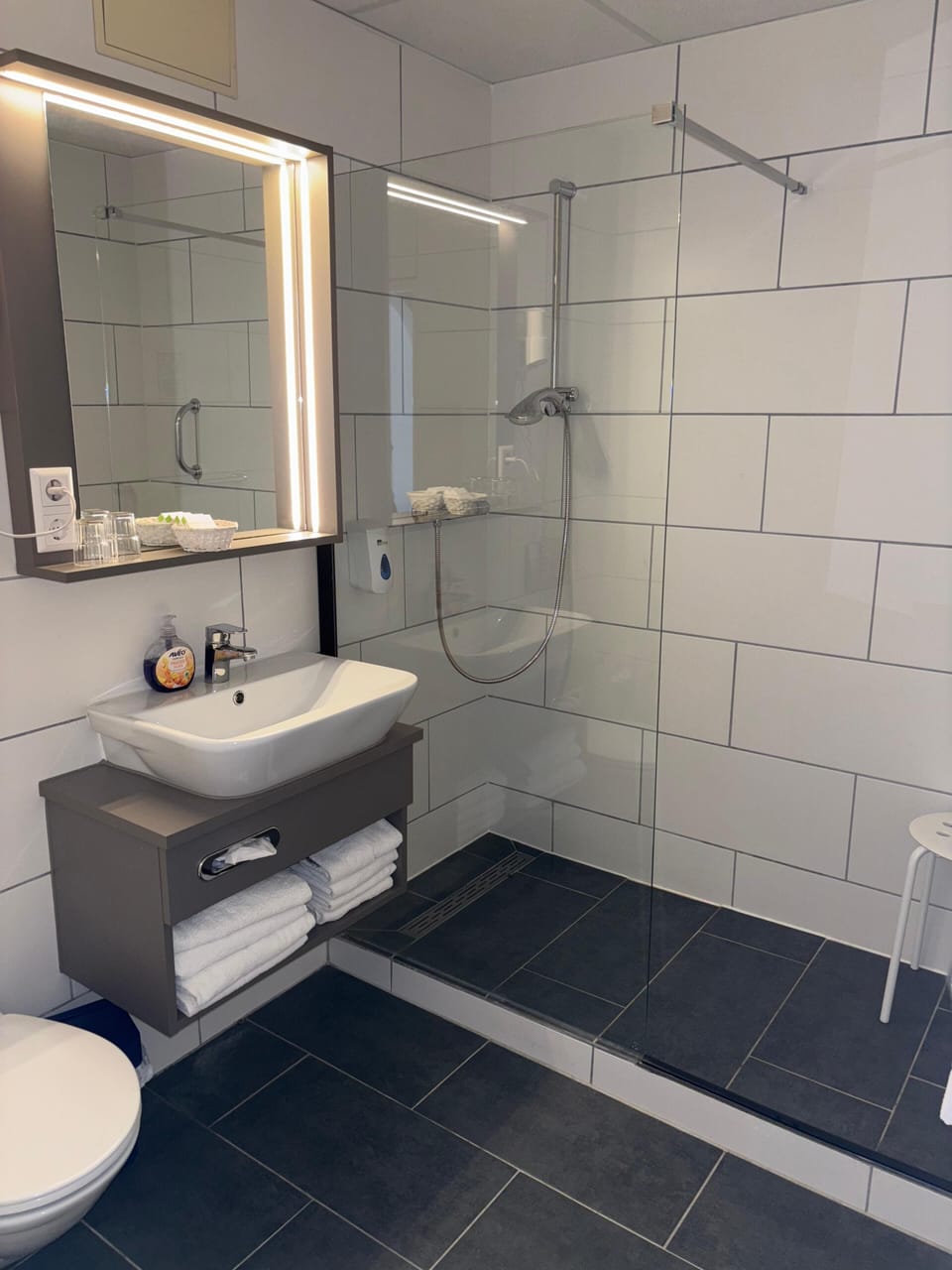 Quadruple Room | Bathroom | Free toiletries, towels