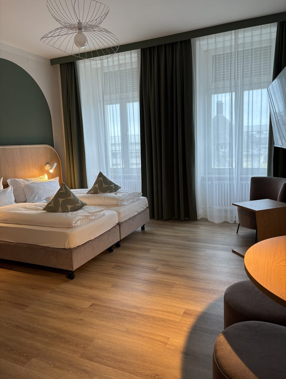 Double or Twin Room (accessible) | In-room safe, desk, blackout drapes, free WiFi
