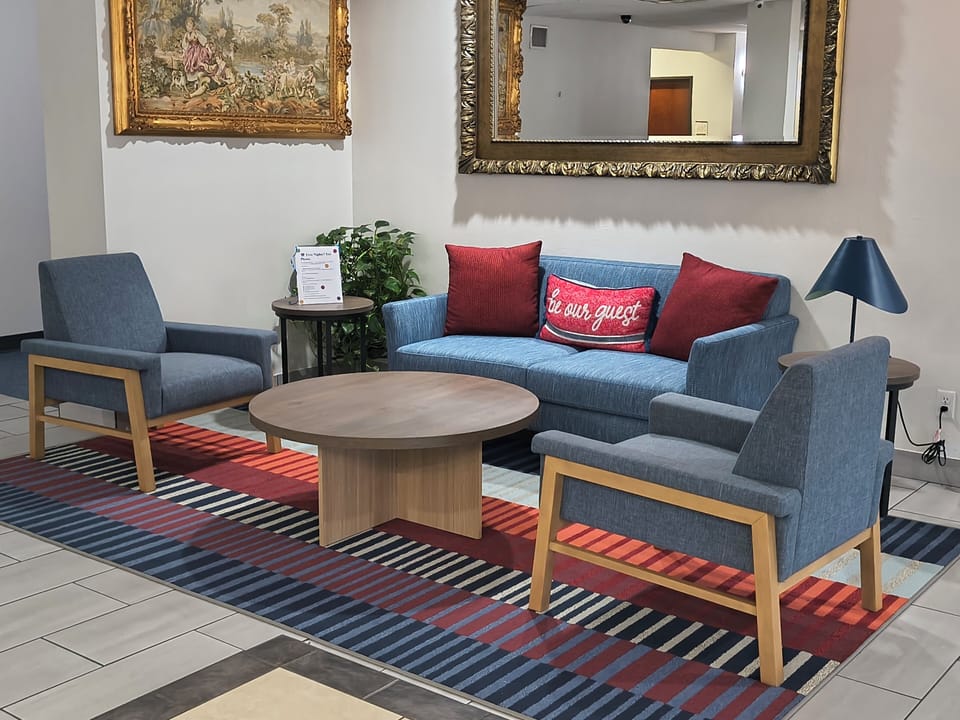 Lobby sitting area