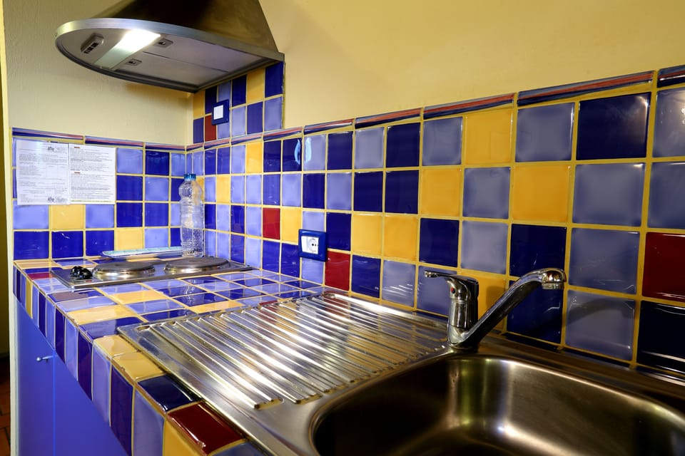 Apartment, 2 Bedrooms (Maiolica) | Private kitchen | Mini-fridge, electric kettle, freezer
