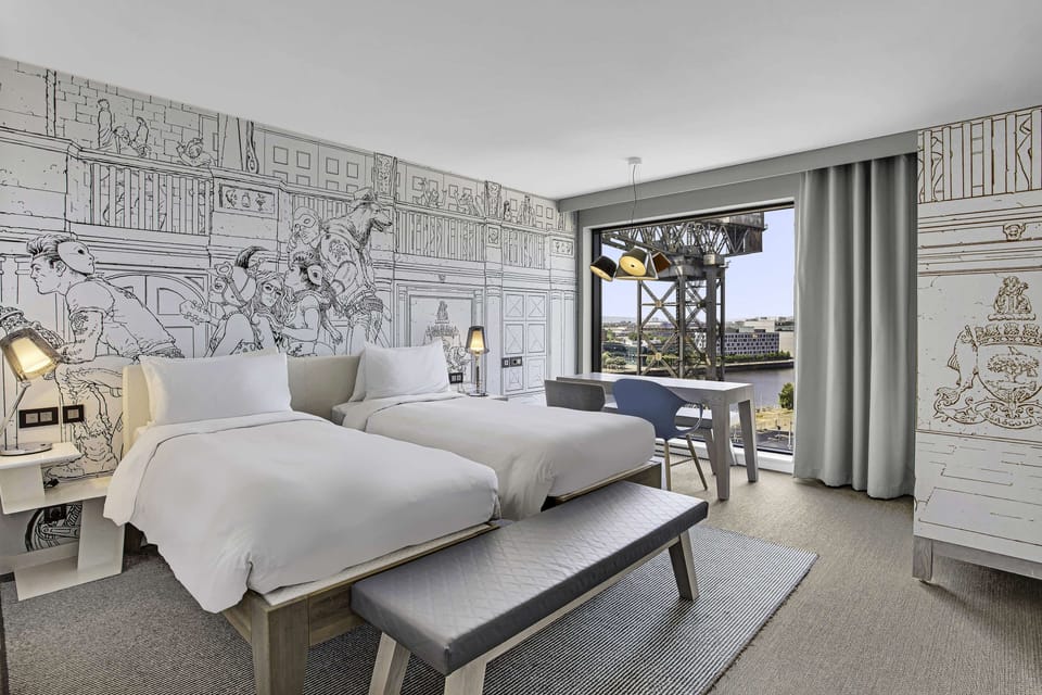 Premium bedding, in-room safe, soundproofing, iron/ironing board