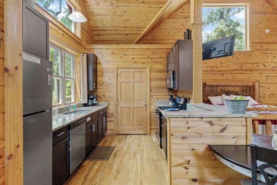 Kitchen with Refrigerator and Dishwasher
