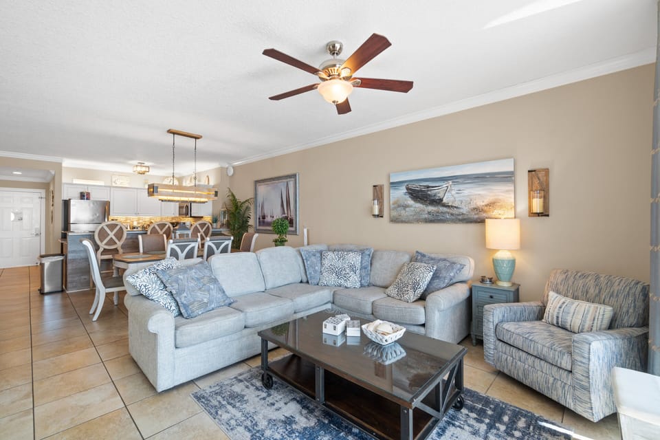 Gulf Front Living Area