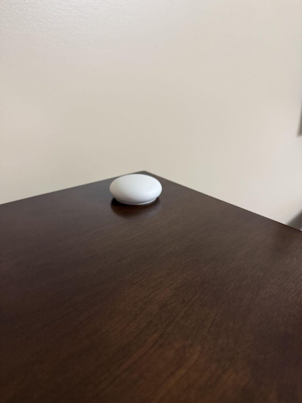 This is a temperature sensor for the Nest thermostat in the apartment. Please do not move or tamper with it.