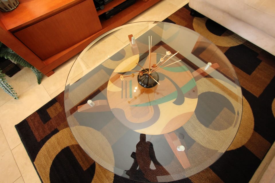 Collectible Coffee Table in our Ko Olina Hawaii vacation rental