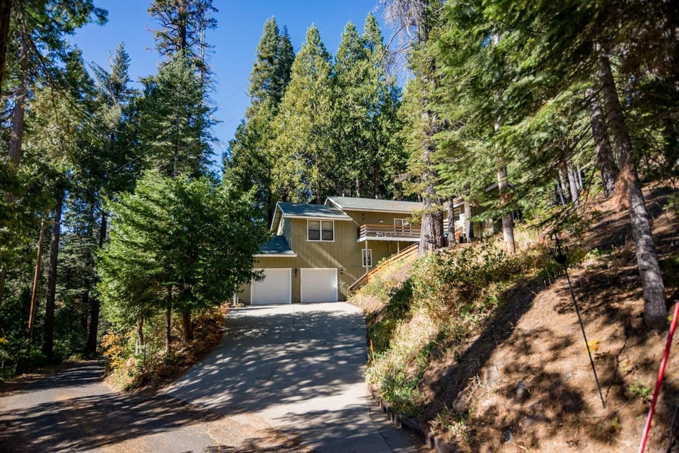 Nestled in the pines. Serene and private.