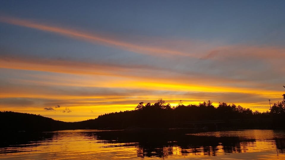 Sunset from the dock