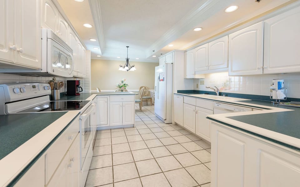 Prepare delicious meals in this spacious kitchen and create lasting family memories on your vacation