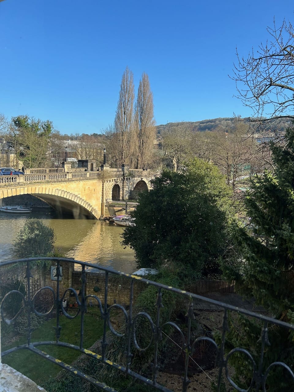 North Parade Bridge from the living room window
