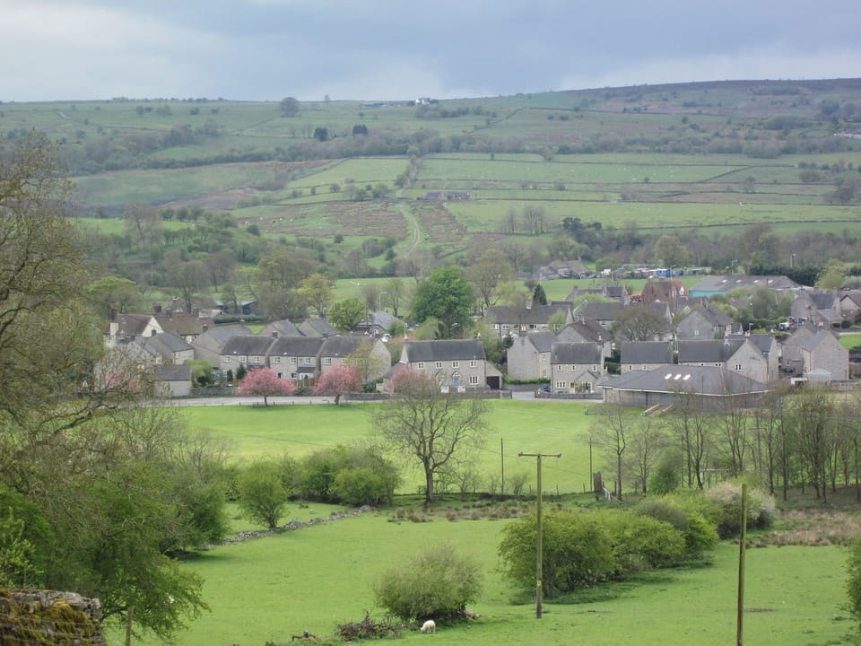 View down to Waterhouses