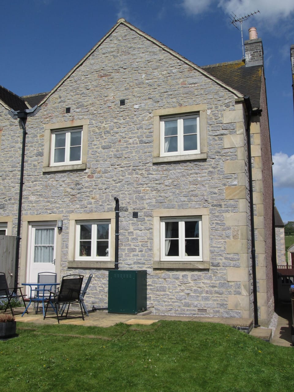 Rear of property