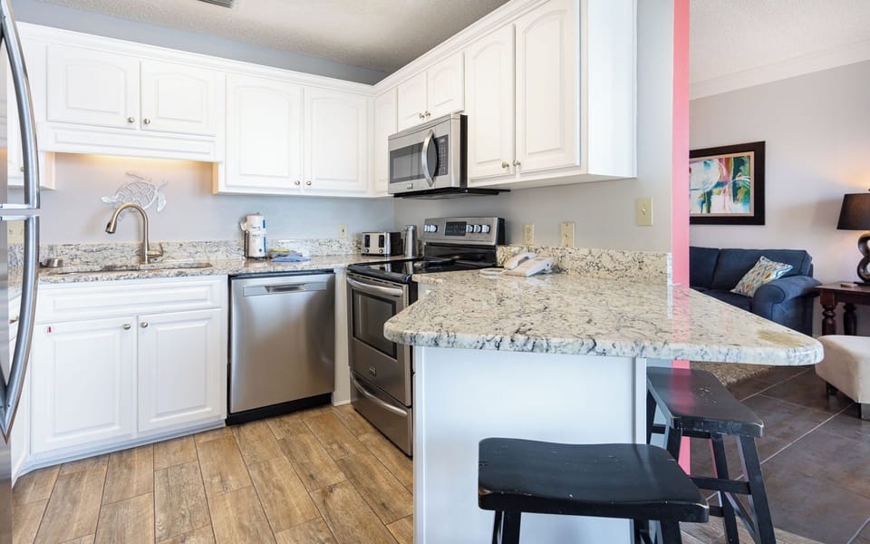 Create delicious meals in this spacious kitchen, where stylish finishes invite family togetherness