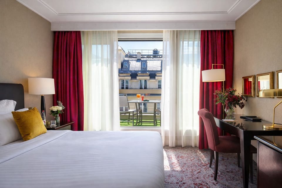 Deluxe Double or Twin Room, Terrace | Premium bedding, minibar, in-room safe, desk