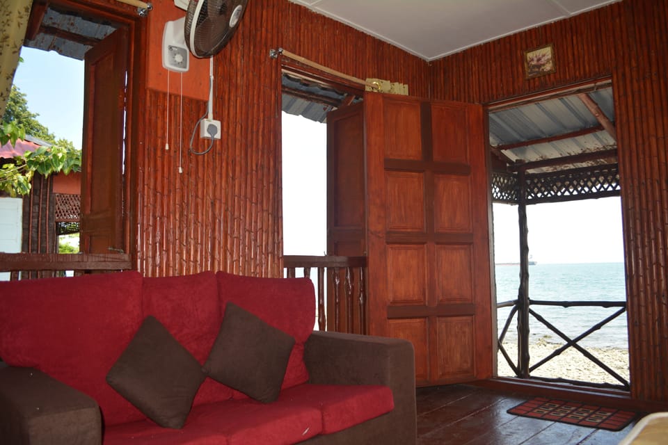Classic House, 1 King Bed, Ocean View, Sea Facing | Living area | LED TV