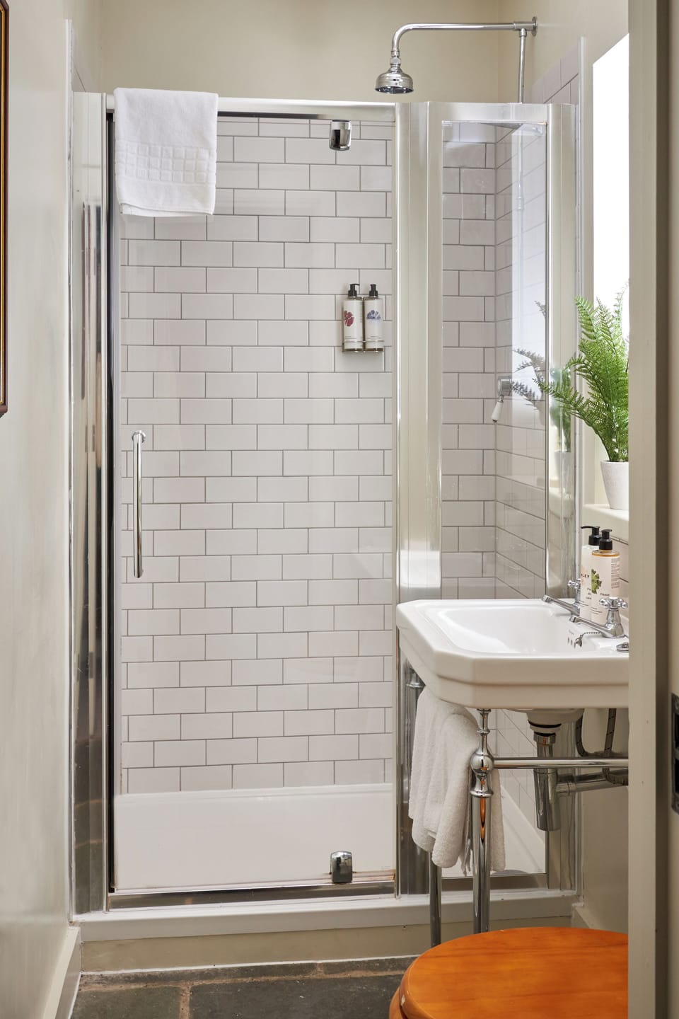 Signature Room | Bathroom | Designer toiletries, hair dryer, bathrobes, towels