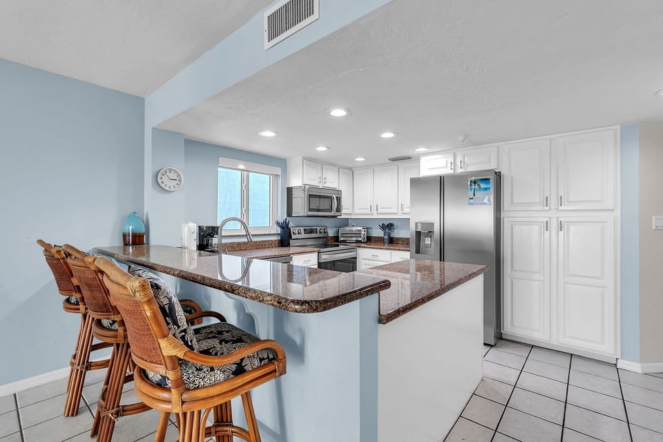 Kitchen with Extra Counter Seating