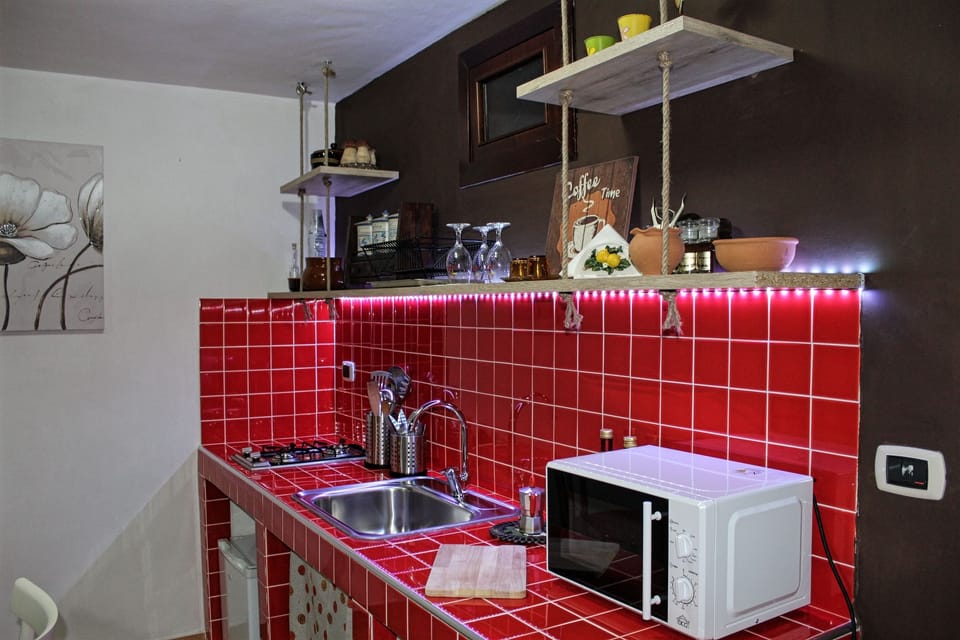 Apartment, 2 Bedrooms, Kitchen | Private kitchen | Fridge, microwave, oven, stovetop