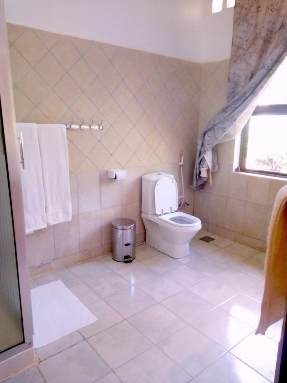 Shower, towels