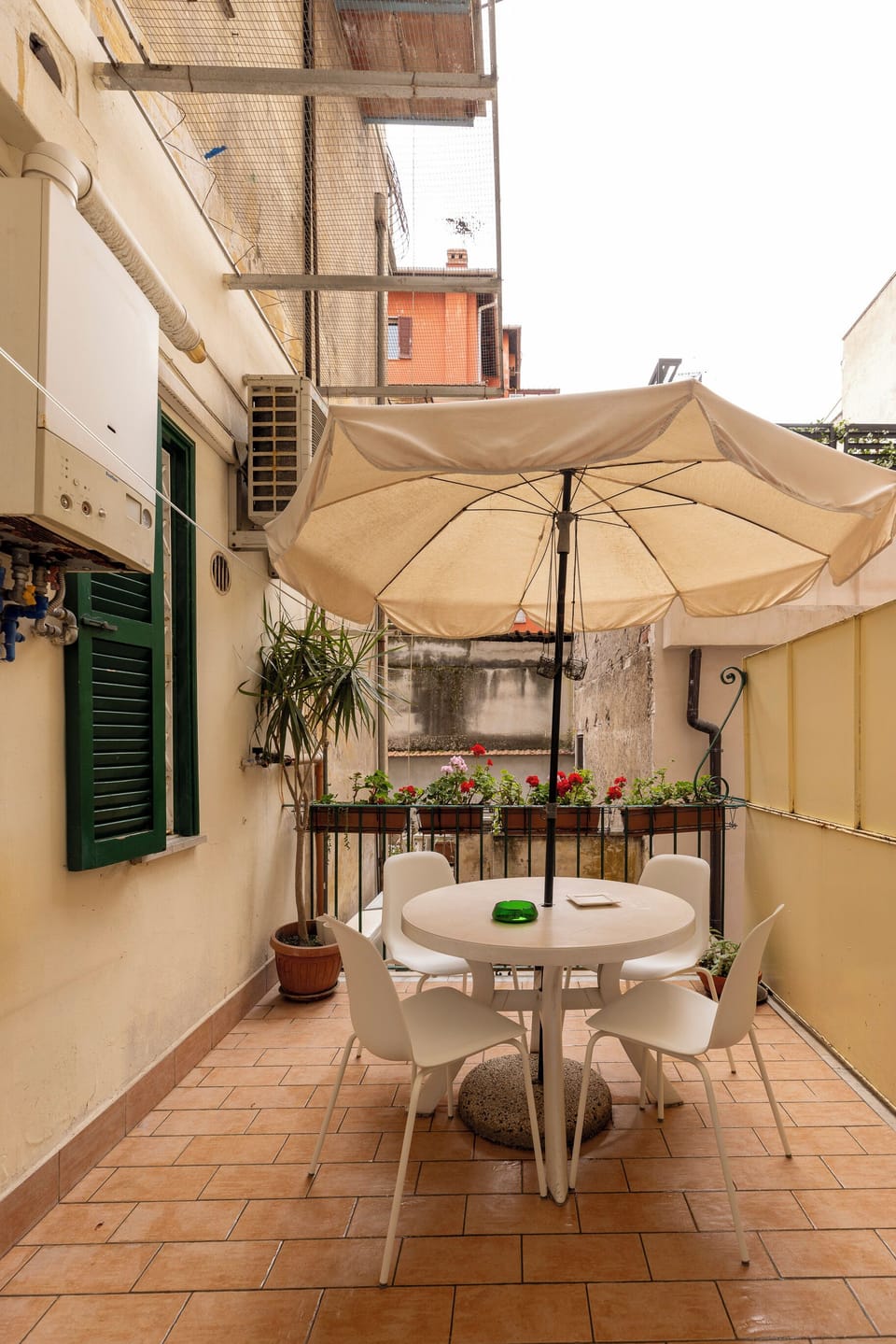 small terrace for al fresco dining