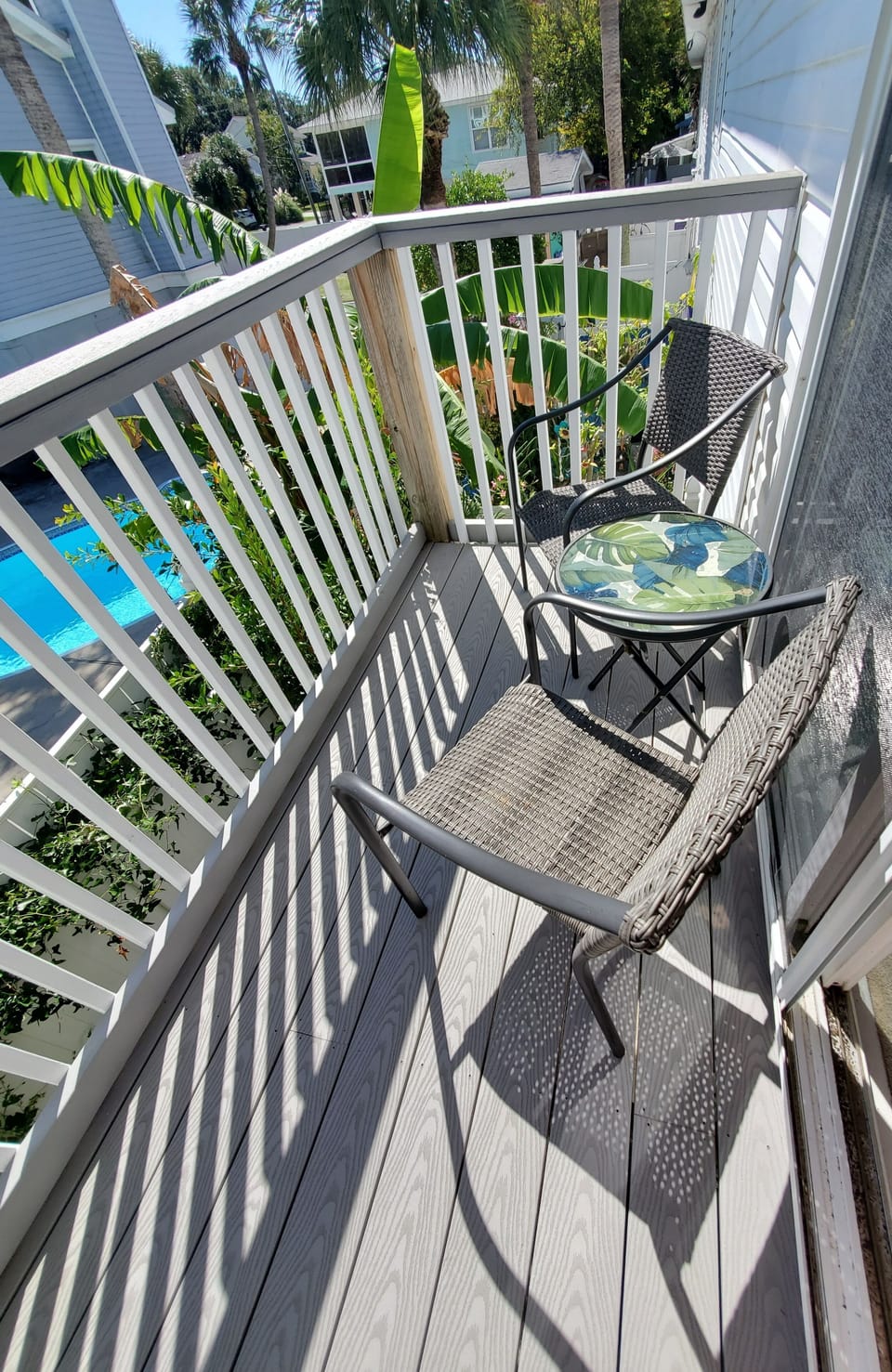 Balcony off bedroom