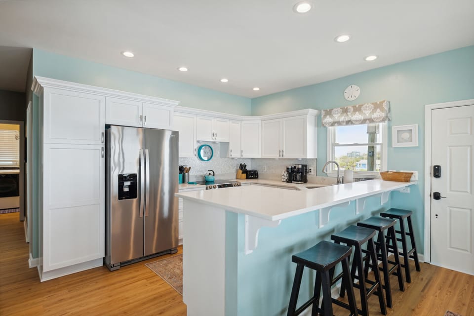 Kitchen with Counter Seating