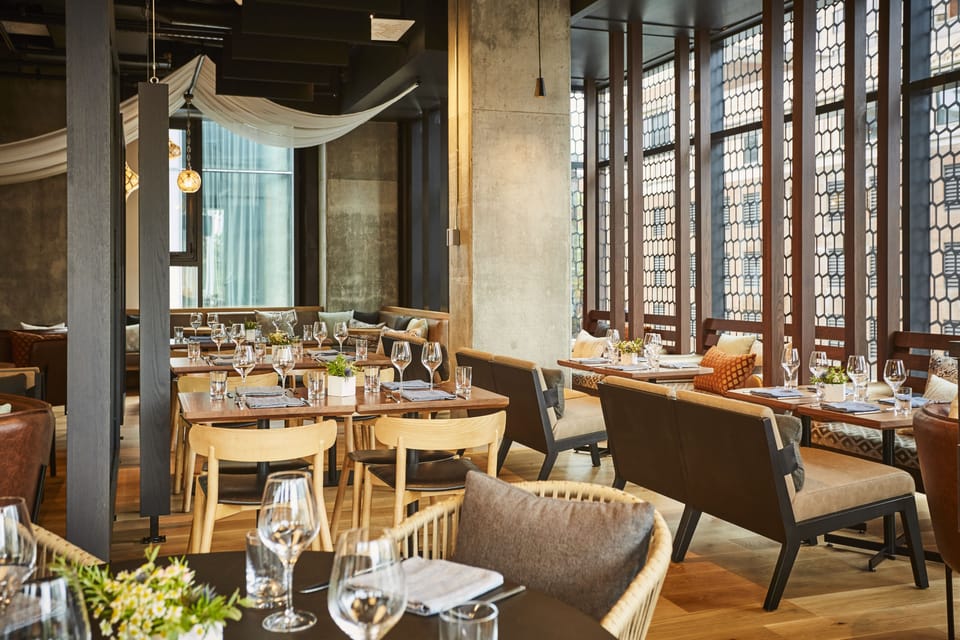 Breakfast, lunch and dinner served