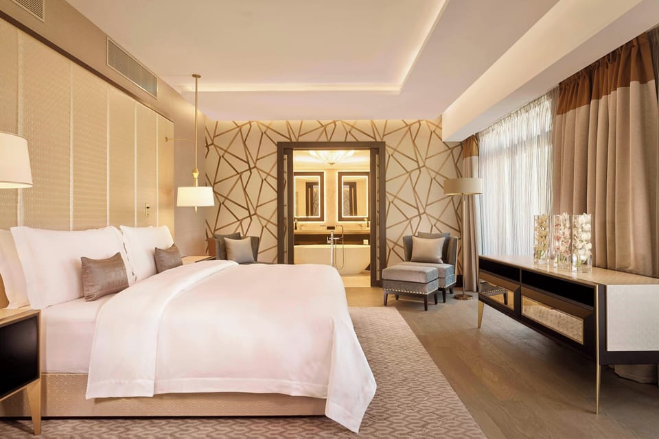 Presidential Suite, 1 King Bed | 1 bedroom, Frette Italian sheets, premium bedding, minibar