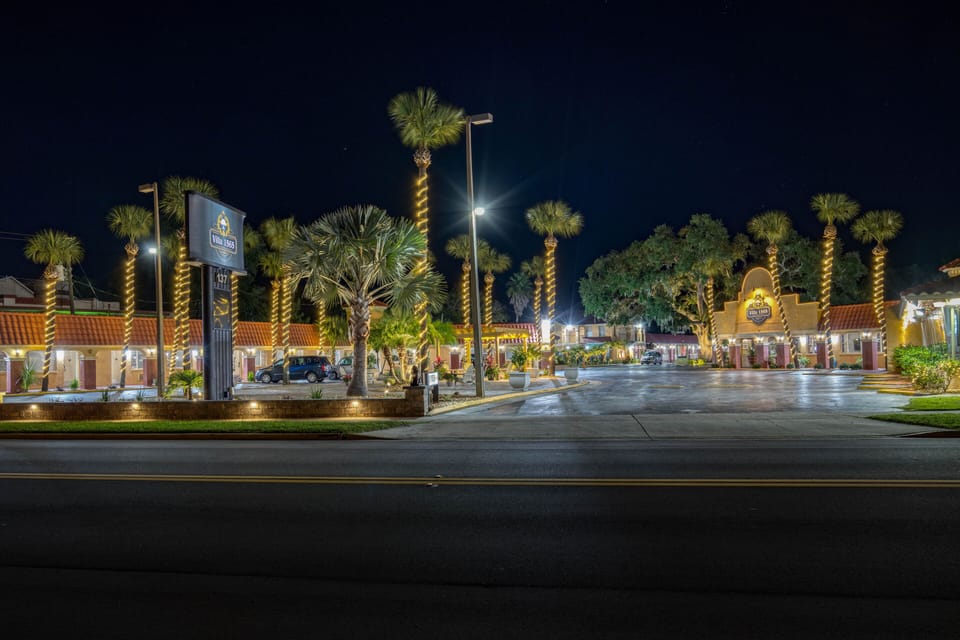 Front of property - evening/night