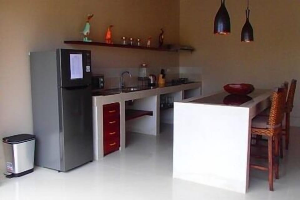Villa, 2 Bedrooms | Private kitchenette | Coffee/tea maker, fridge, microwave, stovetop