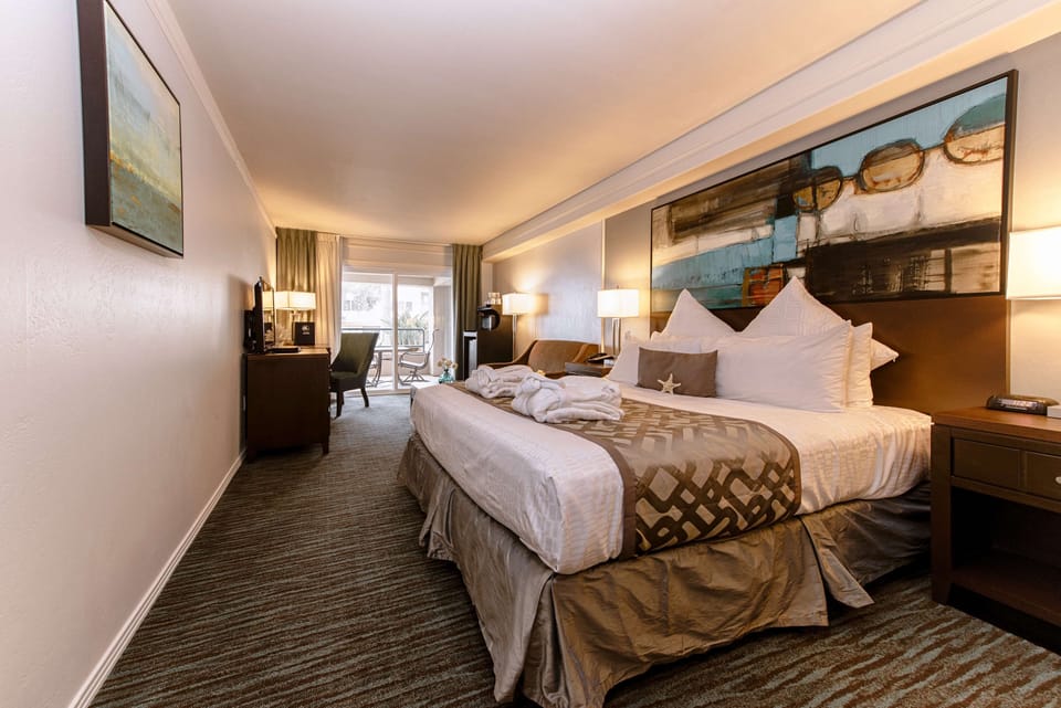 Pillowtop beds, desk, blackout drapes, iron/ironing board