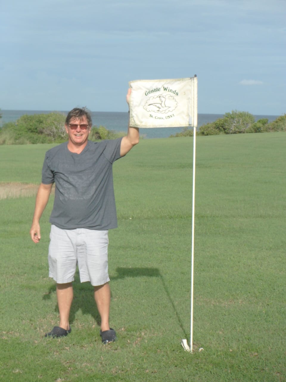 Jamie on a 3 hole shall we call it a golf course?