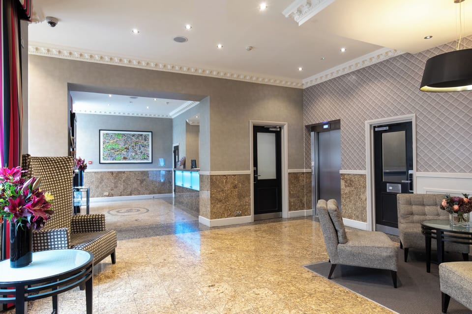 Lobby sitting area