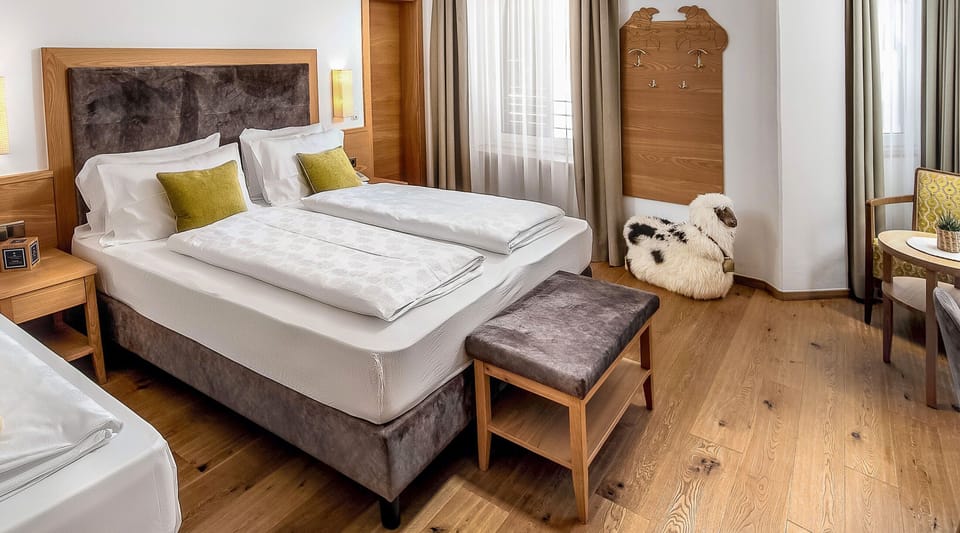 Triple Room, Balcony, Mountain View | Premium bedding, minibar, in-room safe, desk