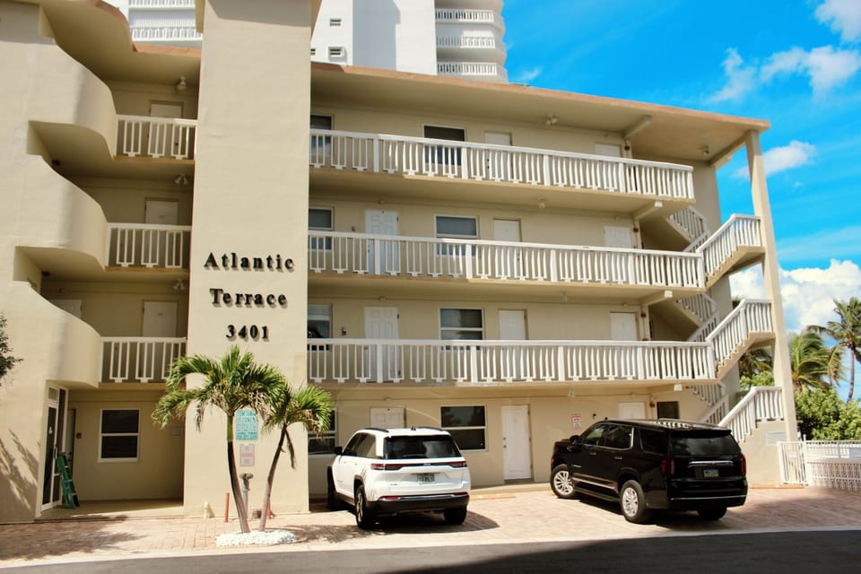 We are right on the beach! Free parking in front.