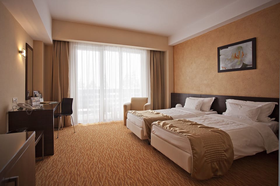 Twin Room, 2 Twin Beds | Minibar, in-room safe, desk, blackout drapes