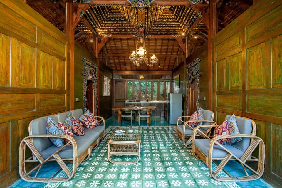Two Bedroom Residential Private Pool Villas | Living area | 50-inch flat-screen TV with cable channels, TV