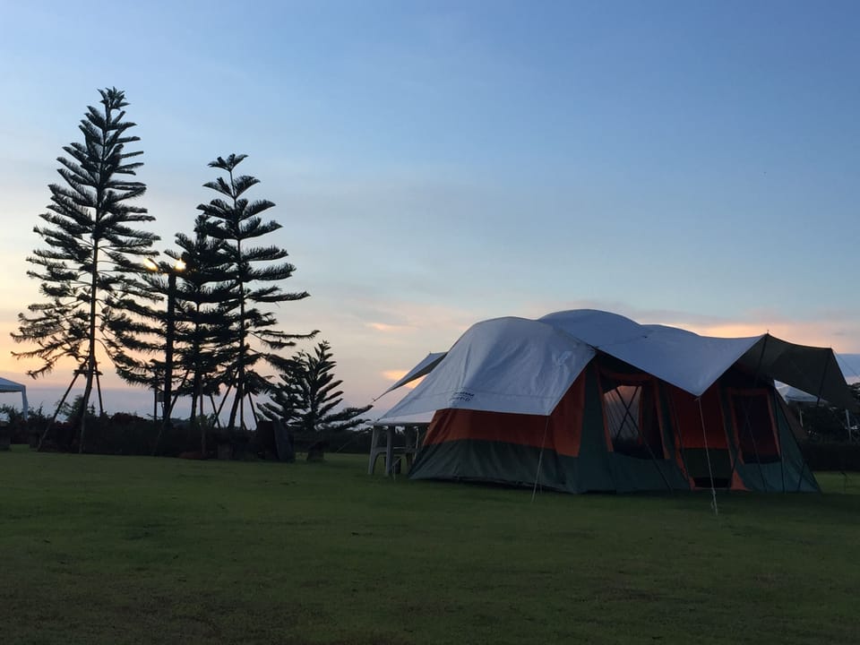 Tent Outdoor for 8 People  | Soundproofing, WiFi (free), bed sheets