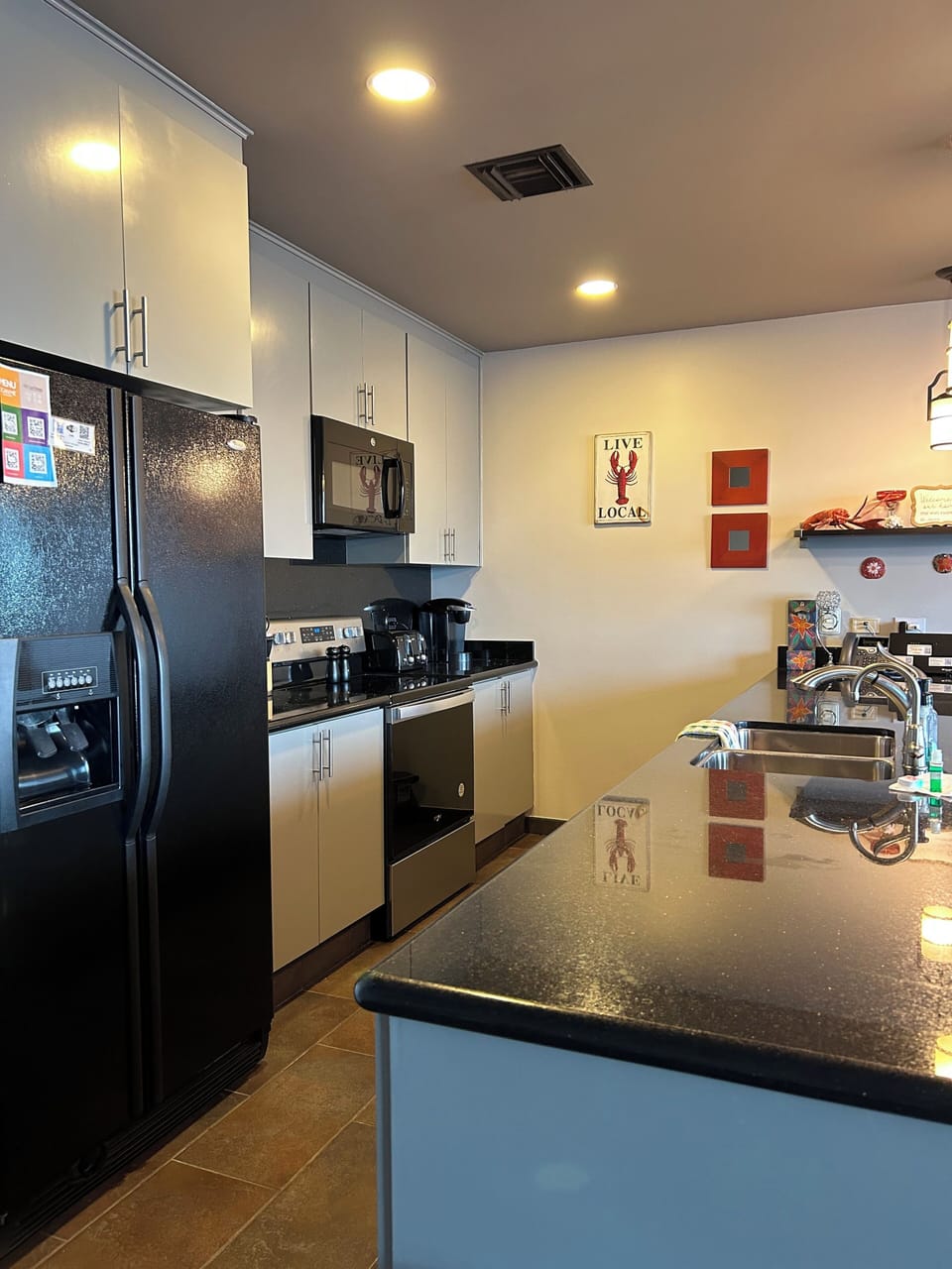 Kitchen has everything you’ll need