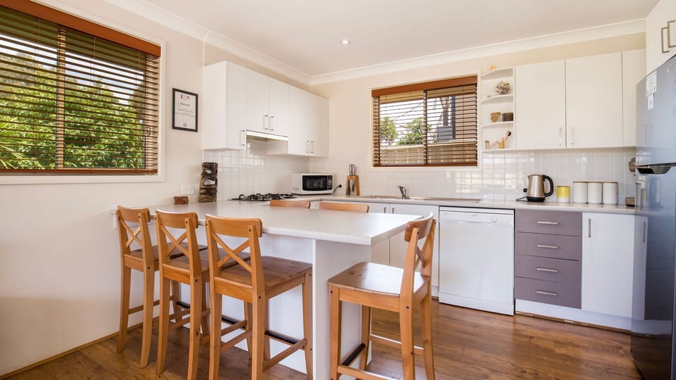 Fully equipped kitchen with dining for six