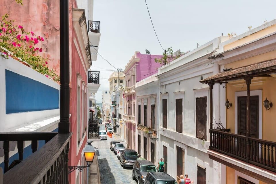 Enjoy the the cobblestone street views