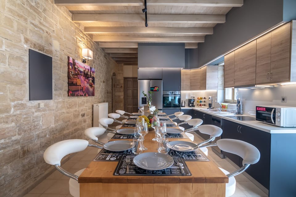 Dining room Area of Renovated Villa, 12 persons, Kids pool, Picturesque village, Rethymno