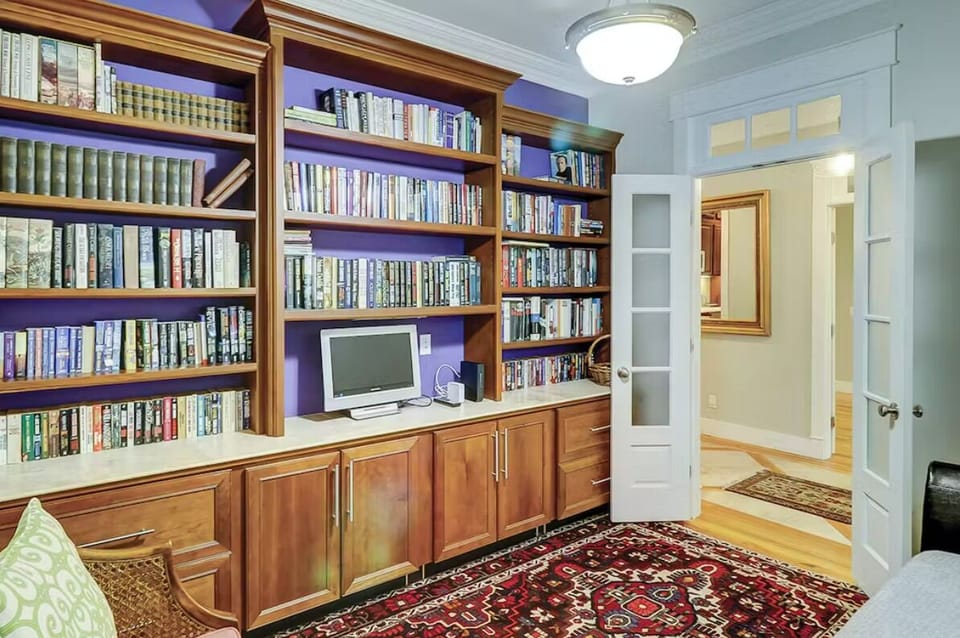 Kids room with twin trundles - or quiet work from vaca home