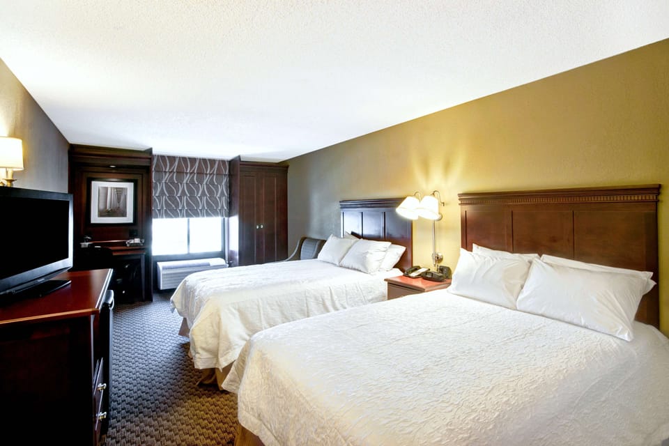Two Double Beds, Non-Smoking | Iron/ironing board, free cribs/infant beds, rollaway beds, free WiFi