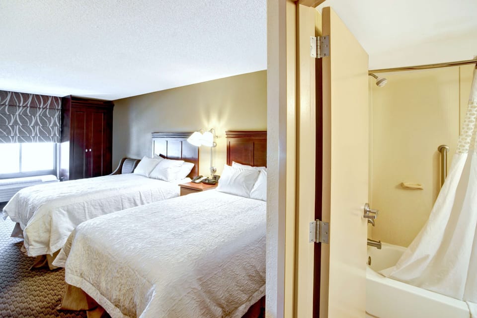 2Double Beds | Iron/ironing board, free cribs/infant beds, rollaway beds, free WiFi