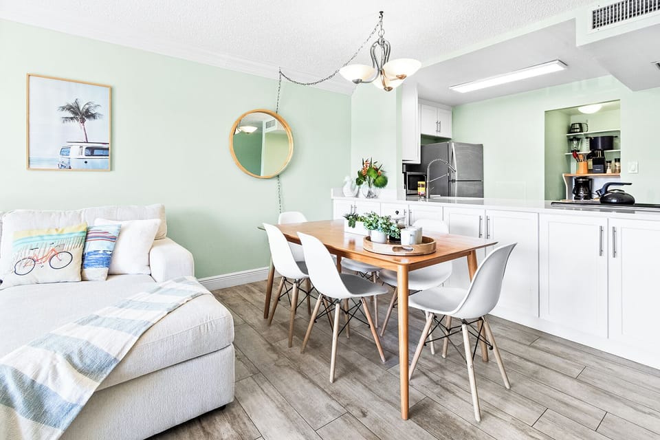 Elegant dining area with a stunning open-concept design.