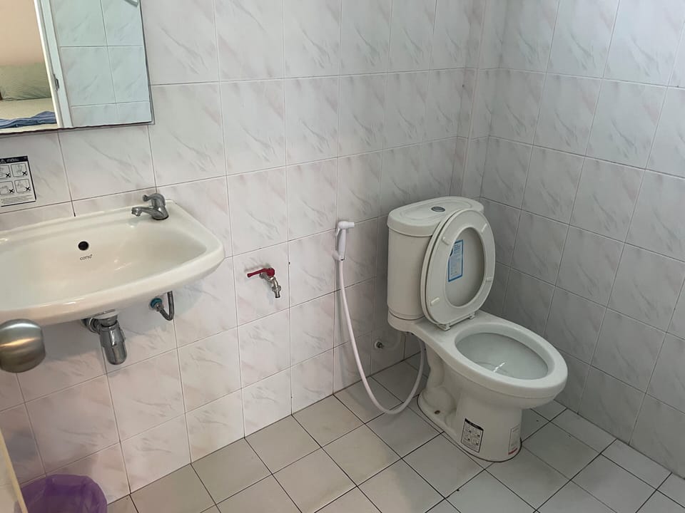 Luxury Room | Bathroom | Shower, towels, soap, toilet paper