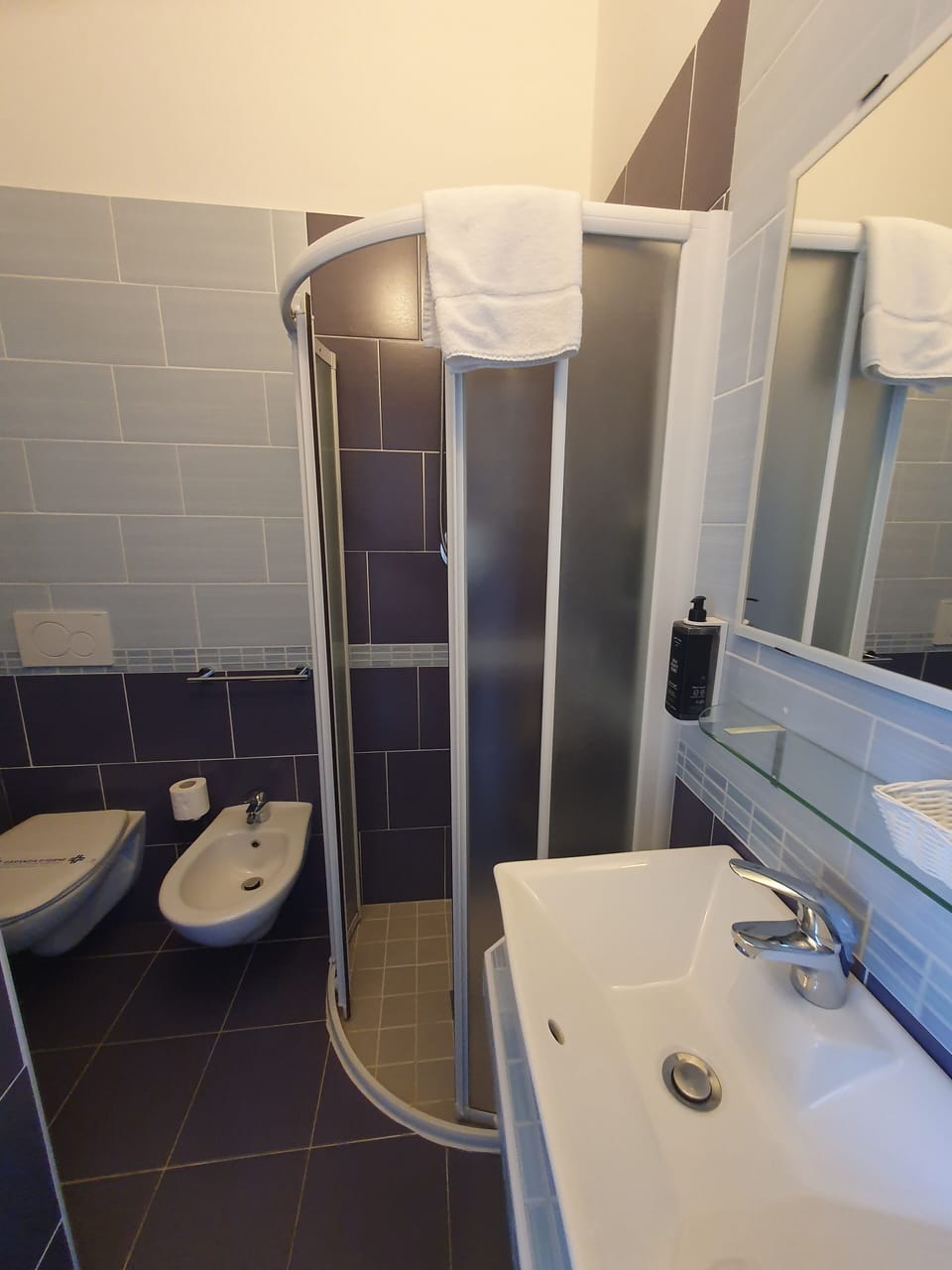 Shower, rainfall showerhead, hair dryer, bidet